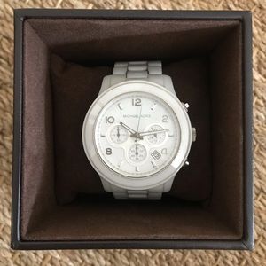 White Ceramic Michael Kors Watch